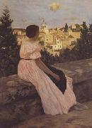 Frederic Bazille, The Pink Dress (mk06)